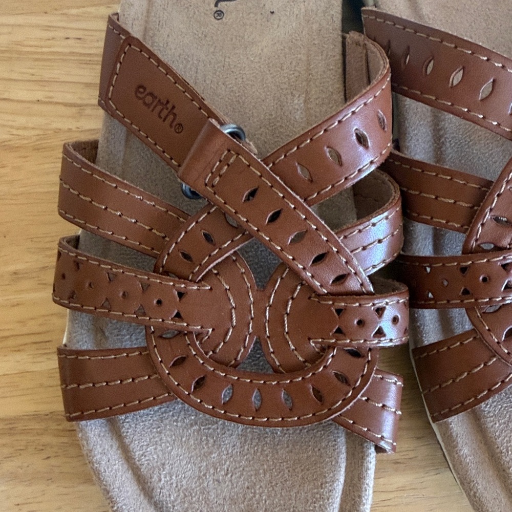 Earth Origins Sassoni Womens Sandals Size 7 Brown - Picture 11 of 16